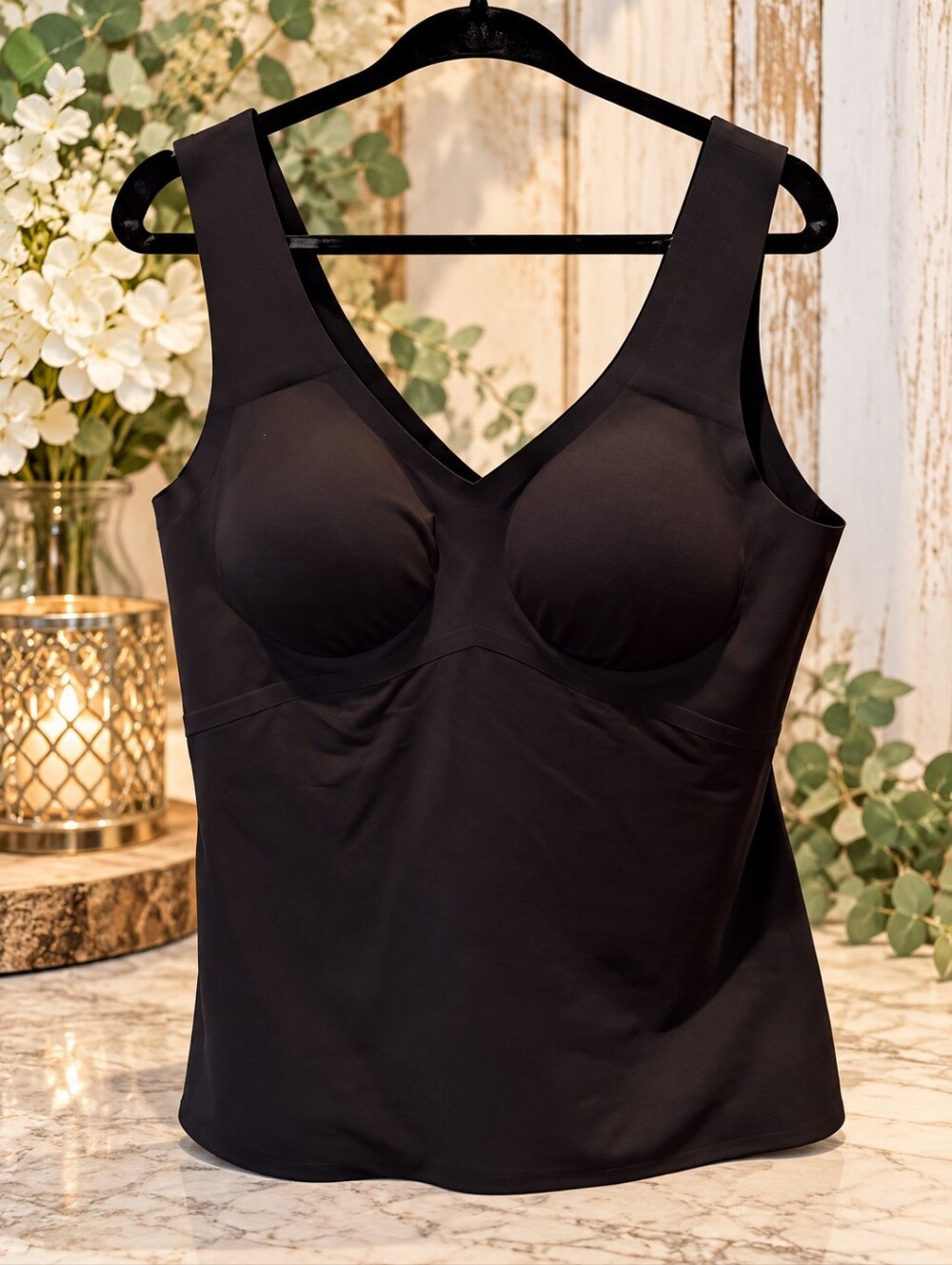 Honeylove LiftWear Tank Top Shapewear Black Size XL Style # HLLWT02